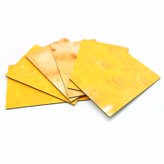 Material de construção do painel composto de alumínio para revestimento de paredes